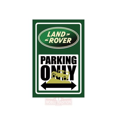 Металлическая табличка Land Rover Parking Only