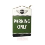 Mini Parking Only Metal plate