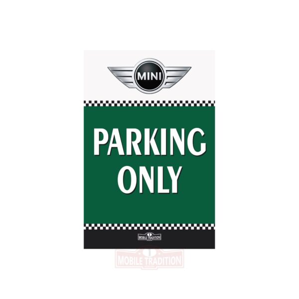 Mini Parking Only Metal plate