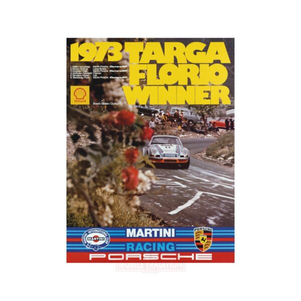 Poster Porsche 1973 Targa Florio Winner