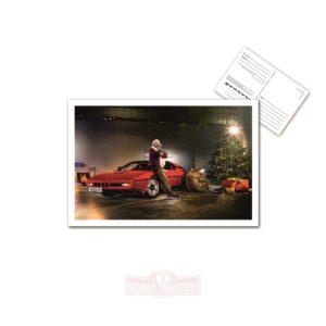 Postcard BMW M1 Santa