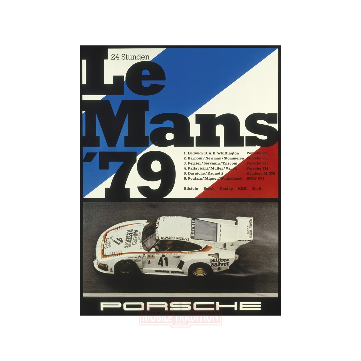 Poster Porsche Le Mans 79