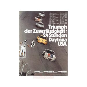 Poster Porsche Triumph Daytona USA