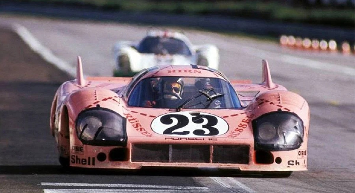 pink pig porsche colos